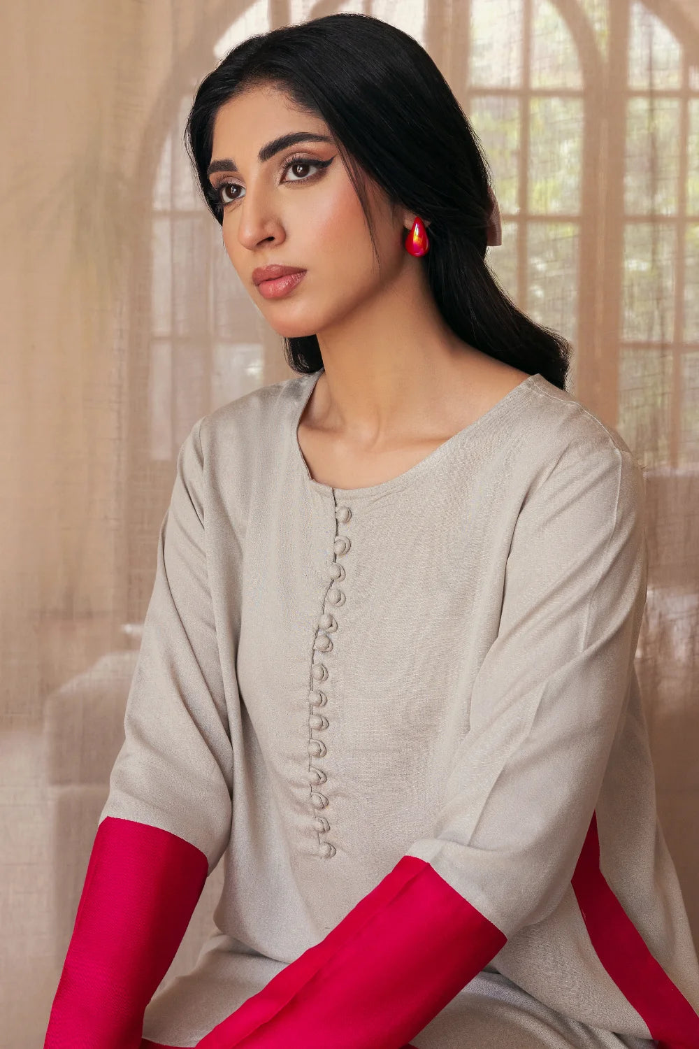 Grey Co-ord Set - Ghonche Official