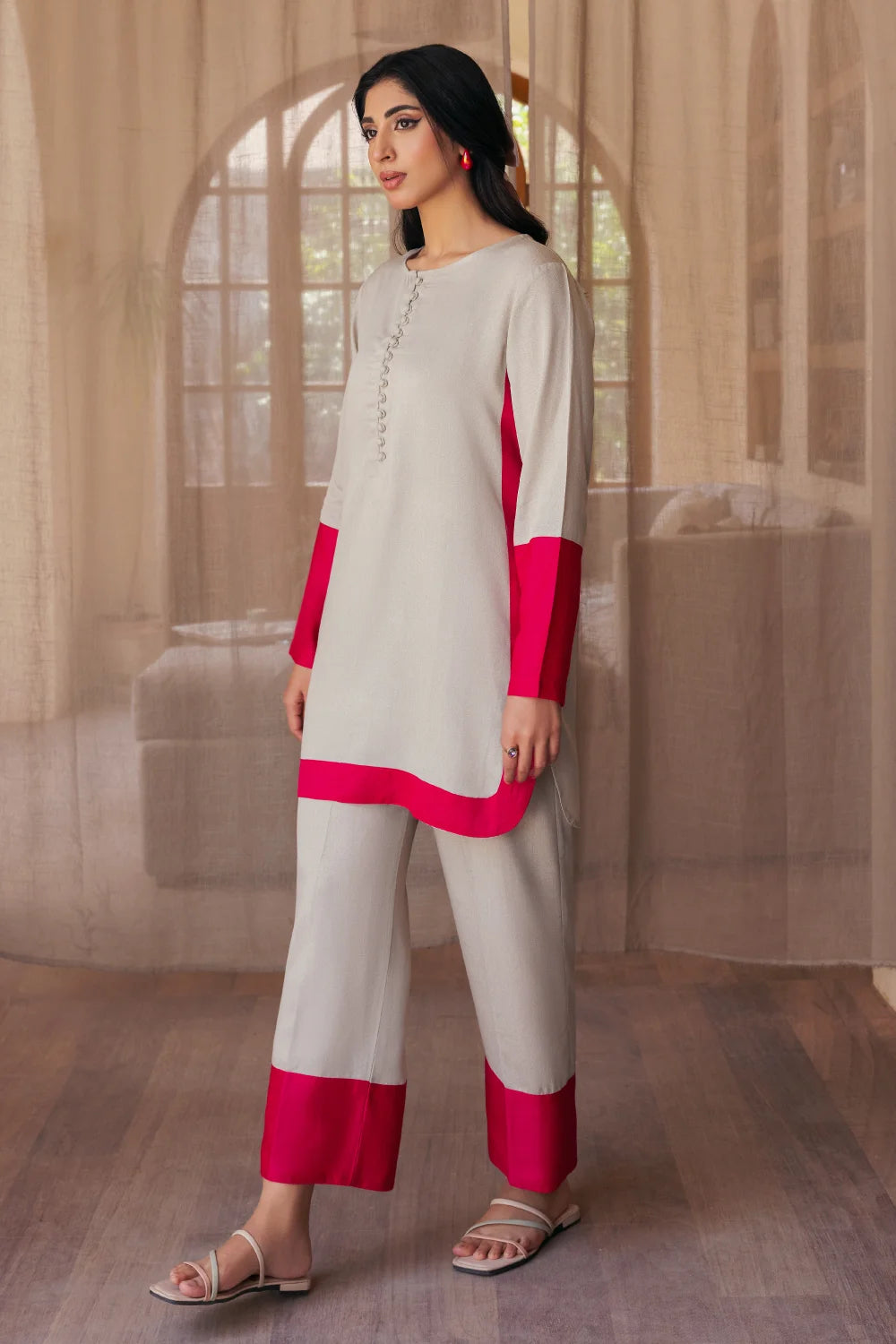 Grey Co-ord Set - Ghonche Official