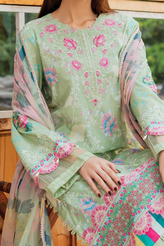 Gulzar - 3 Piece - Embroidered Lawn