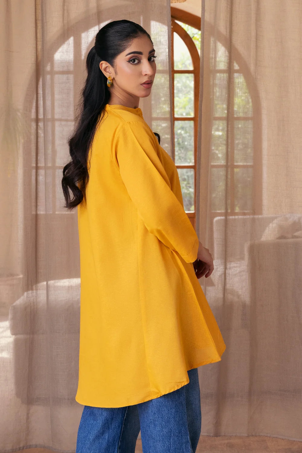 Mustard yellow shirt - Ghonche Official